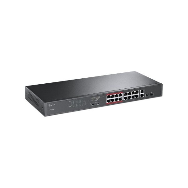 TP-LINK 1322109 TL-SL1218MP TP-LINK TL-SL1218MP No administrado Gigabit Ethernet (10/100/1000) Energía sobre Ethernet (PoE) Negr