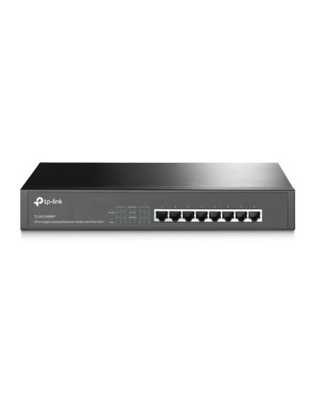 TP-LINK 1322108 TL-SG1008MP TP-LINK TL-SG1008MP No administrado Gigabit Ethernet (10/100/1000) Energía sobre Ethernet (PoE) Negr