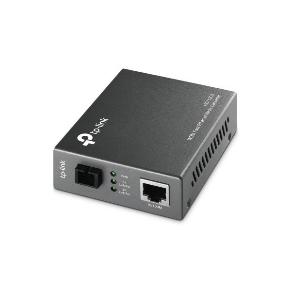 TP-LINK 1018721 MC112CS TP-LINK MC112CS convertidor de medio 1000 Mbit/s 1550 nm Negro
