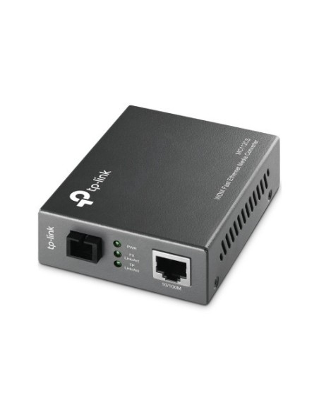 TP-LINK 1018721 MC112CS TP-LINK MC112CS convertidor de medio 1000 Mbit/s 1550 nm Negro