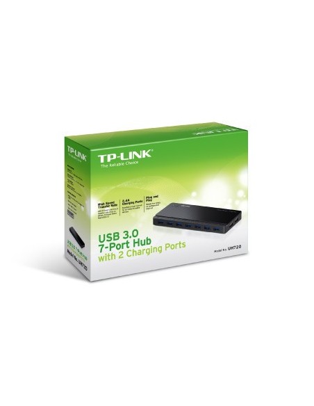 TP-LINK 1017550 UH720 TP-LINK UH720 USB 3.2 Gen 1 (3.1 Gen 1) Micro-B 5000 Mbit/s Negro
