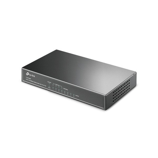 TP-LINK 1017226 TL-SF1008P TP-LINK TL-SF1008P No administrado Fast Ethernet (10/100) Energía sobre Ethernet (PoE) Negro