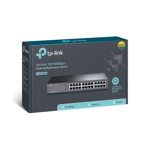 TP-LINK 1017171 TL-SF1024D TP-LINK TL-SF1024D switch Fast Ethernet (10/100) Negro
