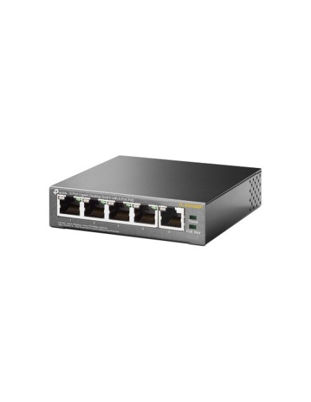 TP-LINK 1017091 TL-SG1005P TP-LINK TL-SG1005P No administrado Gigabit Ethernet (10/100/1000) Energía sobre Ethernet (PoE) Negro