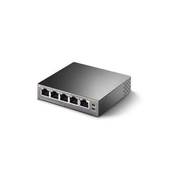 TP-LINK 1017091 TL-SG1005P TP-LINK TL-SG1005P No administrado Gigabit Ethernet (10/100/1000) Energía sobre Ethernet (PoE) Negro