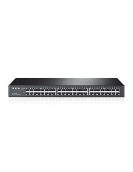 TP-LINK 1017015 TL-SG1048 TP-LINK TL-SG1048 No administrado Gigabit Ethernet (10/100/1000) 1U Negro
