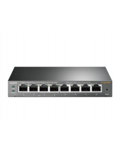 TP-LINK 1016987 TL-SG108PE TP-LINK TL-SG108PE No administrado Gigabit Ethernet (10/100/1000) Energía sobre Ethernet (PoE) Negro