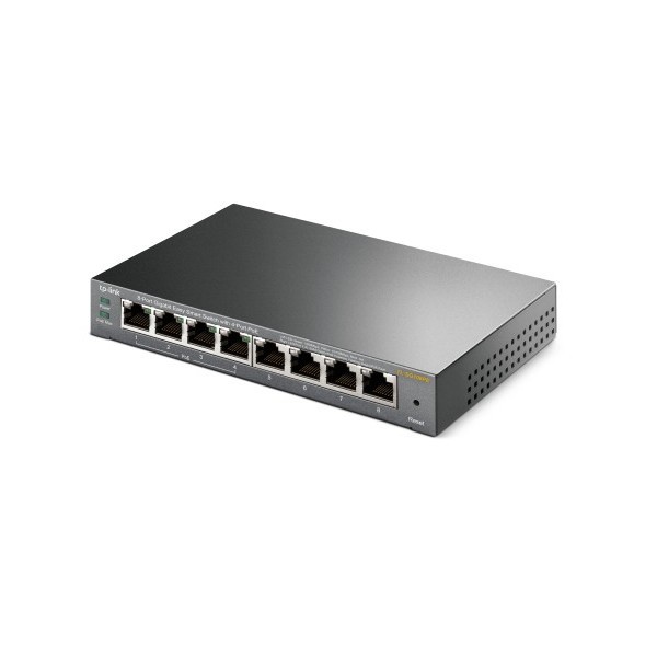 TP-LINK 1016987 TL-SG108PE TP-LINK TL-SG108PE No administrado Gigabit Ethernet (10/100/1000) Energía sobre Ethernet (PoE) Negro