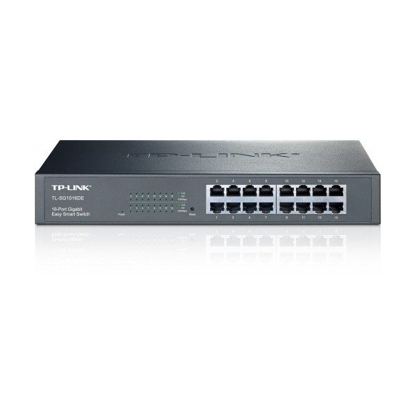 TP-LINK 1016961 TL-SG1016DE TP-LINK TL-SG1016DE Gestionado L2 Gigabit Ethernet (10/100/1000) Negro
