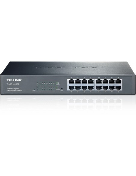 TP-LINK 1016961 TL-SG1016DE TP-LINK TL-SG1016DE Gestionado L2 Gigabit Ethernet (10/100/1000) Negro