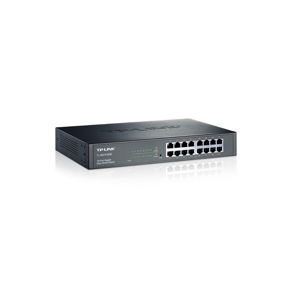 TP-LINK 1016961 TL-SG1016DE TP-LINK TL-SG1016DE Gestionado L2 Gigabit Ethernet (10/100/1000) Negro