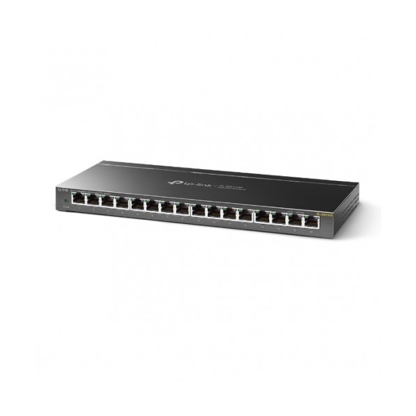 TP-LINK 1016952 TL-SG116E TP-LINK TL-SG116E No administrado Gigabit Ethernet (10/100/1000) Negro
