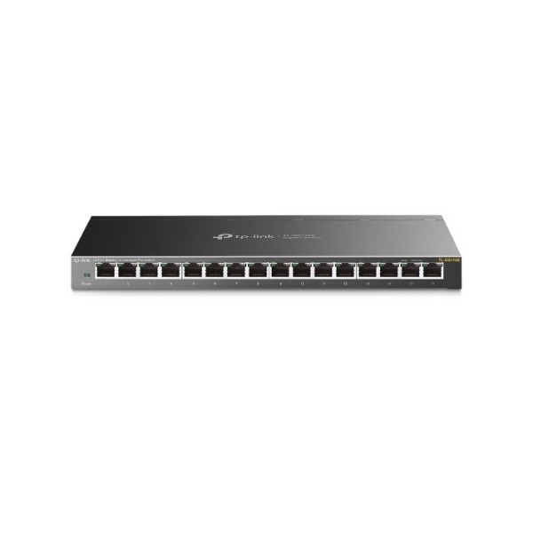 TP-LINK 1016952 TL-SG116E TP-LINK TL-SG116E No administrado Gigabit Ethernet (10/100/1000) Negro
