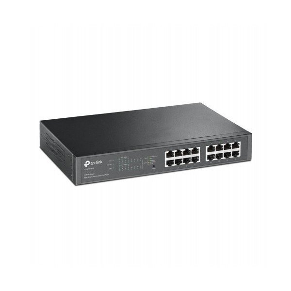 TP-LINK 1016936 TL-SG1016PE TP-LINK TL-SG1016PE Gestionado Gigabit Ethernet (10/100/1000) Energía sobre Ethernet (PoE) Negro