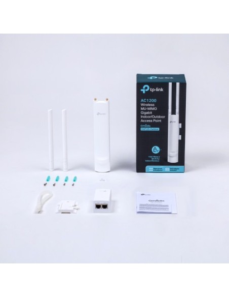 TP-LINK 1015811 EAP225-OUTDOOR TP-LINK EAP225-Outdoor 1200 Mbit/s Energía sobre Ethernet (PoE) Blanco