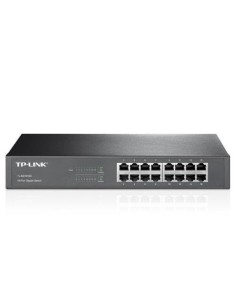 TP-LINK 1017066 TL-SG1016D SWITCH CON BASE DE MONTAJE TP-LINK DE ESCRITORIO DE 16 PUERTOS GIGABIT