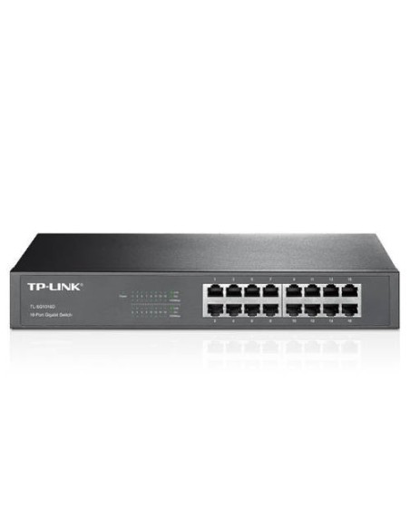 TP-LINK 1017066 TL-SG1016D SWITCH CON BASE DE MONTAJE TP-LINK DE ESCRITORIO DE 16 PUERTOS GIGABIT