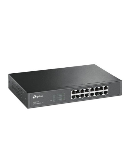 TP-LINK 1017066 TL-SG1016D SWITCH CON BASE DE MONTAJE TP-LINK DE ESCRITORIO DE 16 PUERTOS GIGABIT