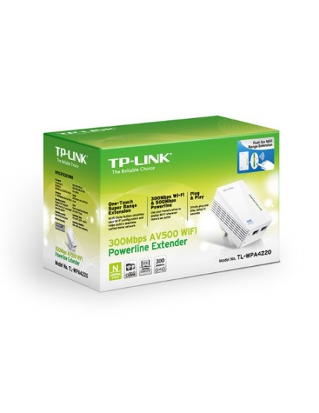 TP-LINK 1016178 TL-WPA4220 TP-Link AV500 300 Mbit/s Ethernet Wifi Blanco TL-WPA4220