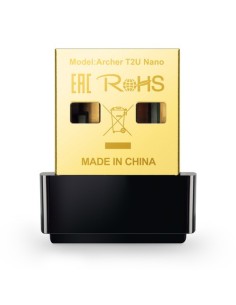 TP-LINK 1018122 ARCHER T2U NANO ADAPTADOR INALÁMBRICO NANO USB TP-LINK DOBLE BANDA AC600