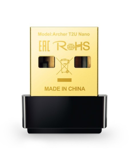 TP-LINK 1018122 ARCHER T2U NANO ADAPTADOR INALÁMBRICO NANO USB TP-LINK DOBLE BANDA AC600