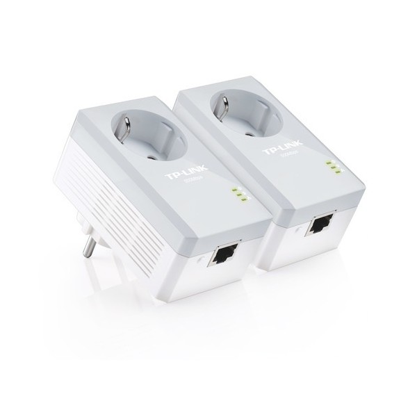 TP-LINK 1016240 TL-PA4010P KIT KIT INICIAL DE ADAPTADORES POWERLINES TP-LINK CON ENCHUFE INCORPORADO 500Mbps