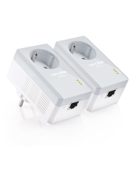 TP-LINK 1016240 TL-PA4010P KIT KIT INICIAL DE ADAPTADORES POWERLINES TP-LINK CON ENCHUFE INCORPORADO 500Mbps