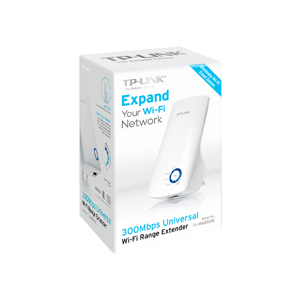 TP-LINK 1018034 TL-WA850RE TP-LINK TL-WA850RE ampliador de red Receptor de red 10,100 Mbit/s Blanco