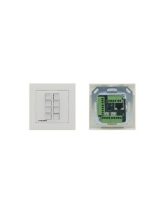 KRAMER 1009664 30-804750390 Kramer Electronics RC-208/EU-80/86(W) botonera Blanco