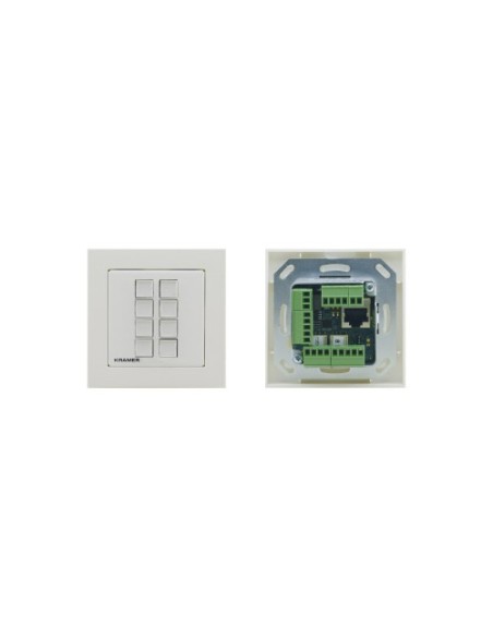 KRAMER 1009664 30-804750390 Kramer Electronics RC-208/EU-80/86(W) botonera Blanco