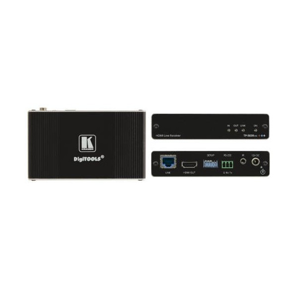 KRAMER 1009648 50-80026090 KRAMER / RECEPTOR HD BASE T - ALTO RENDIMIENTO/ 4K / HDMI / TP-583RXR / NEGRO