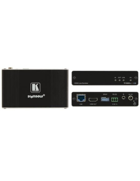 KRAMER 1009648 50-80026090 KRAMER / RECEPTOR HD BASE T - ALTO RENDIMIENTO/ 4K / HDMI / TP-583RXR / NEGRO