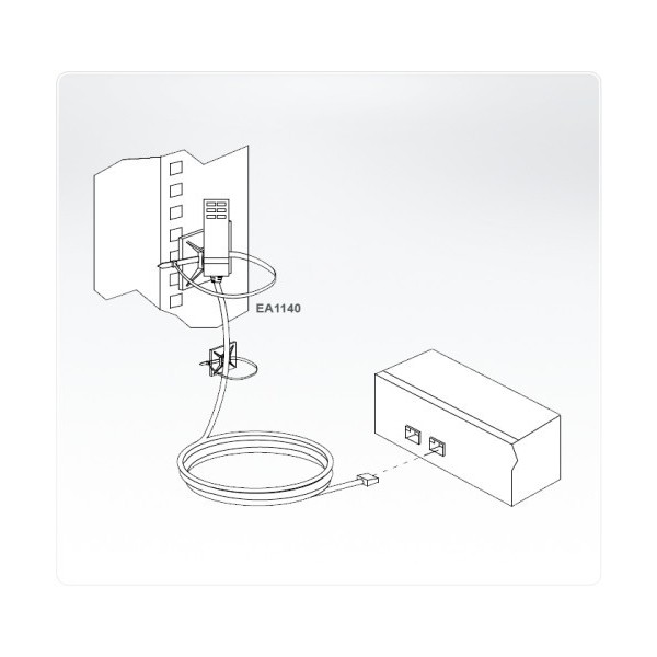 ATEN 979108 EA1140 Aten Temperature Sensor cable de señal Negro
