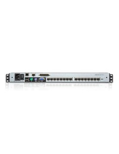 ATEN 978578 KL1516AIM-AXA-SG Aten Consola LCD dual rail con switch KVM por IP integrado multi-interfaz Cat 5 de 16 puertos con a 2