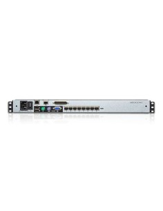 ATEN 978560 KL1508AIN-AXA-SG Aten Consola LCD dual rail con switch KVM por IP integrado multi-interfaz Cat 5 de 8 puertos con ac 2