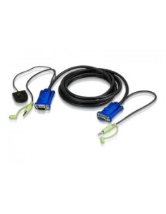 ATEN 978412 2L-5203B Aten 2L-5203B adaptador de cable de vídeo 3 m VGA (D-Sub) + 3,5mm Negro
