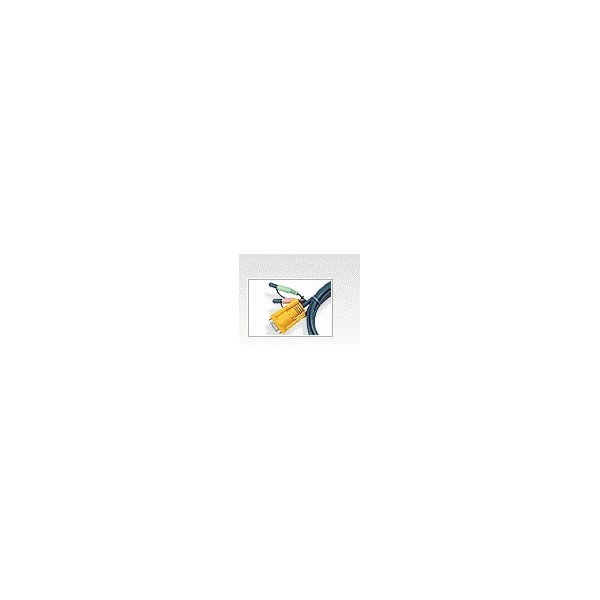 ATEN 978375 2L-5205A Aten 2L5205A cable para video, teclado y ratón (kvm) 5 m Negro