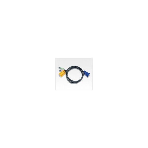ATEN 978367 2L-5203A Aten 2L5203A cable para video, teclado y ratón (kvm) 3 m Negro