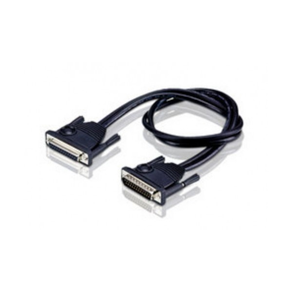 ATEN 978332 2L-2715 Aten 2L-2715 cable de serie Negro 15 m DB-25 Male DB-25 Female
