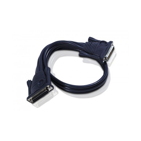 ATEN 978261 2L-1701 Aten 2L1701 cable de serie Negro 1,8 m DB-25