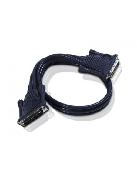 ATEN 978261 2L-1701 Aten 2L1701 cable de serie Negro 1,8 m DB-25