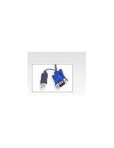 ATEN 978113 2L-5203UP ATEN CABLE KVM USB CON SPHD 3 EN 1 Y CONVERSOR PS/2 A USB INTEGRADO DE 3 M (2L-5203UP) 2