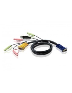 ATEN 978033 2L-5303U ATEN CABLE KVM USB CON AUDIO Y SPHD 3 EN 1 DE 3 M (2L-5303U)