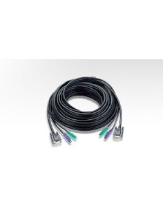 ATEN 977946 2L-1005P Aten KVM 5m cable cable para video, teclado y ratón (kvm) Negro 10 m