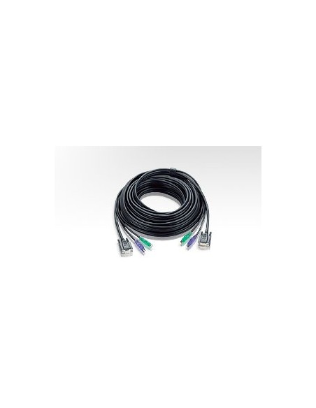 ATEN 977946 2L-1005P Aten KVM 5m cable cable para video, teclado y ratón (kvm) Negro 10 m