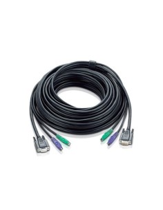 ATEN 977938 2L-1020P/C Aten 67ft PS/2 cable para video, teclado y ratón (kvm) Negro 20 m