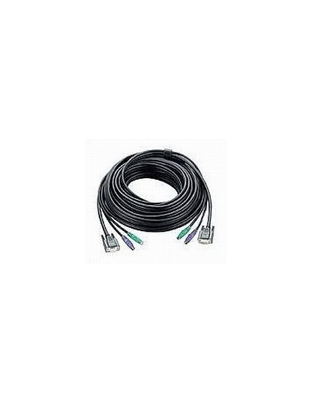 ATEN 977920 2L-1010P/C Aten PS/2 KVM Cable, 10m cable para video, teclado y ratón (kvm) Negro