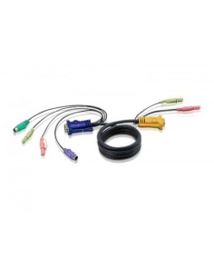 ATEN 977874 2L-5303P ATEN CABLE KVM PS/2 CON AUDIO Y SPHD 3 EN 1 DE 3 M (2L-5303P)