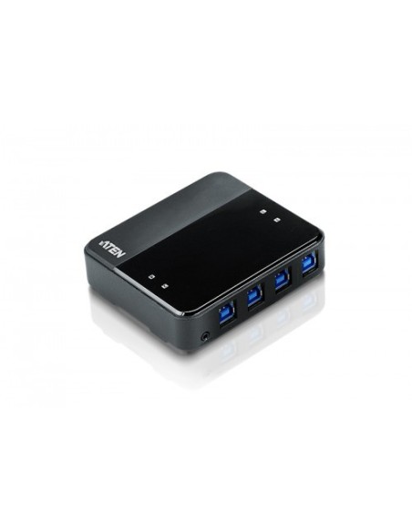 ATEN 977751 US434-AT ATEN Switch de periféricos USB 3.2 Gen1 de 4 x 4 puertos