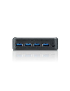 ATEN 977751 US434-AT ATEN Switch de periféricos USB 3.2 Gen1 de 4 x 4 puertos 2